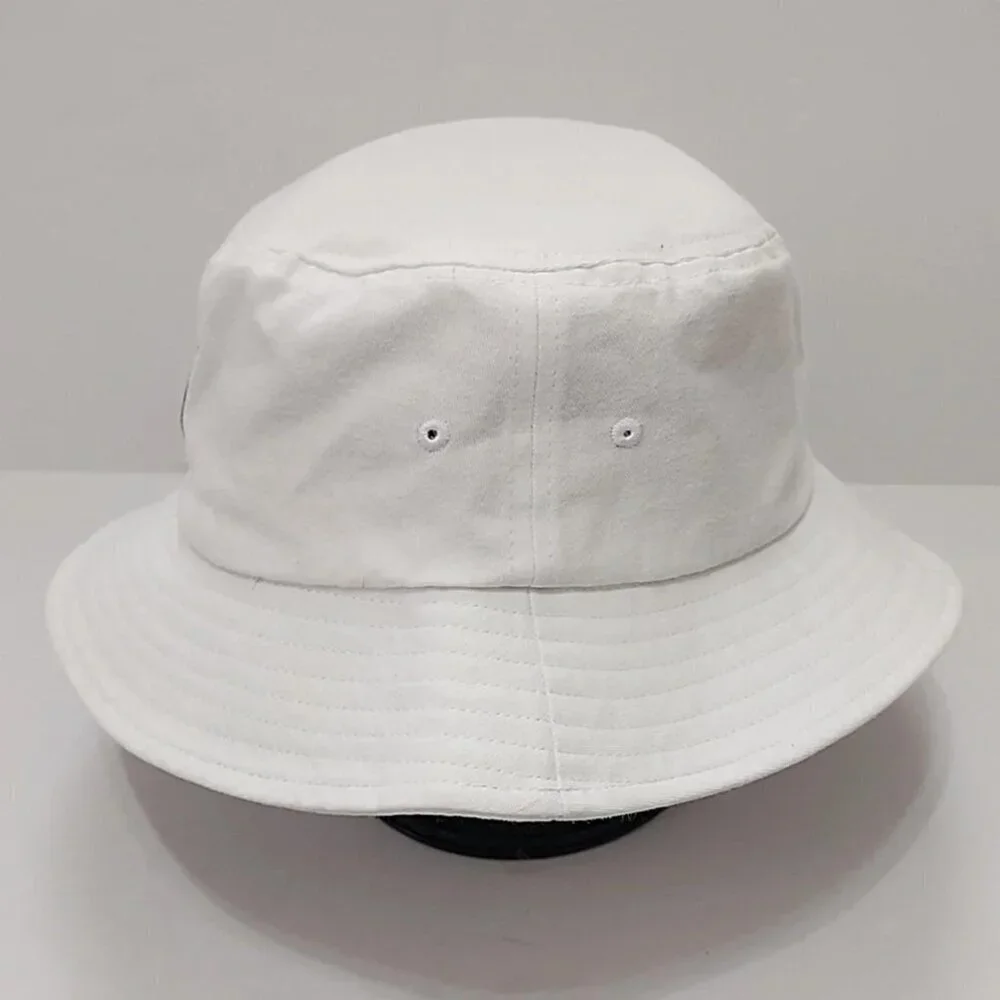 Quake City Caps Natural Light Beer Bucket Hat White Cotton